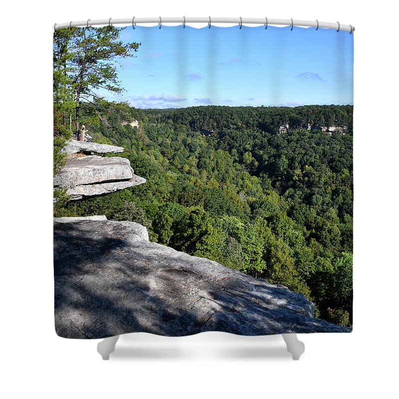 Savage Gulf Shower Curtain featuring the photograph Savage Gulf 10 by Phil Perkins
