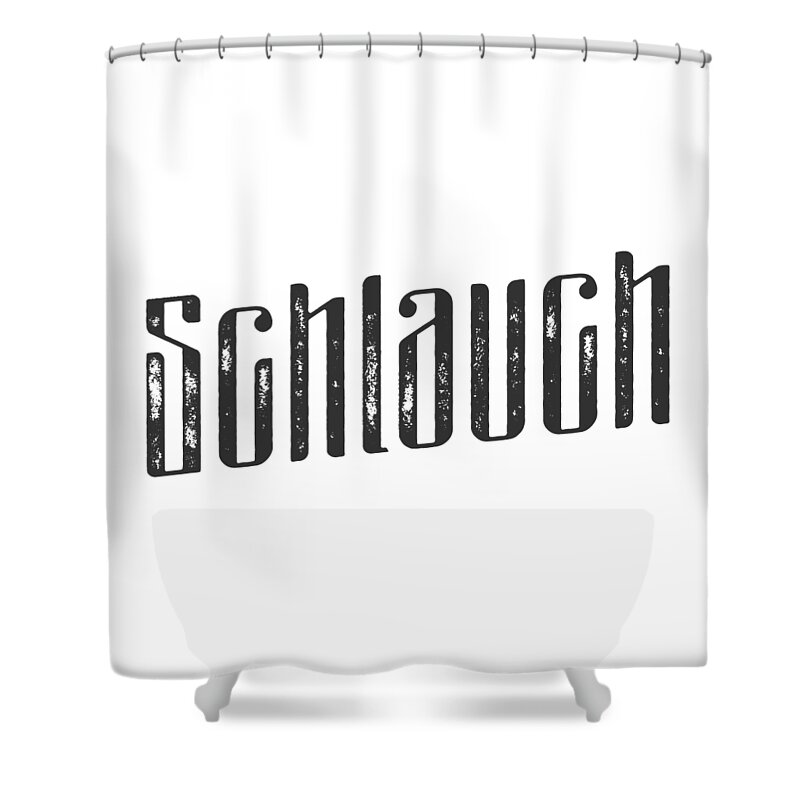 Schlauch Shower Curtain featuring the digital art Schlauch by TintoDesigns