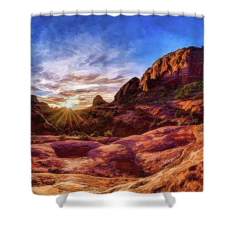 Sedona Landscape Shower Curtain featuring the photograph Sedona Spirit by ABeautifulSky Photography by Bill Caldwell