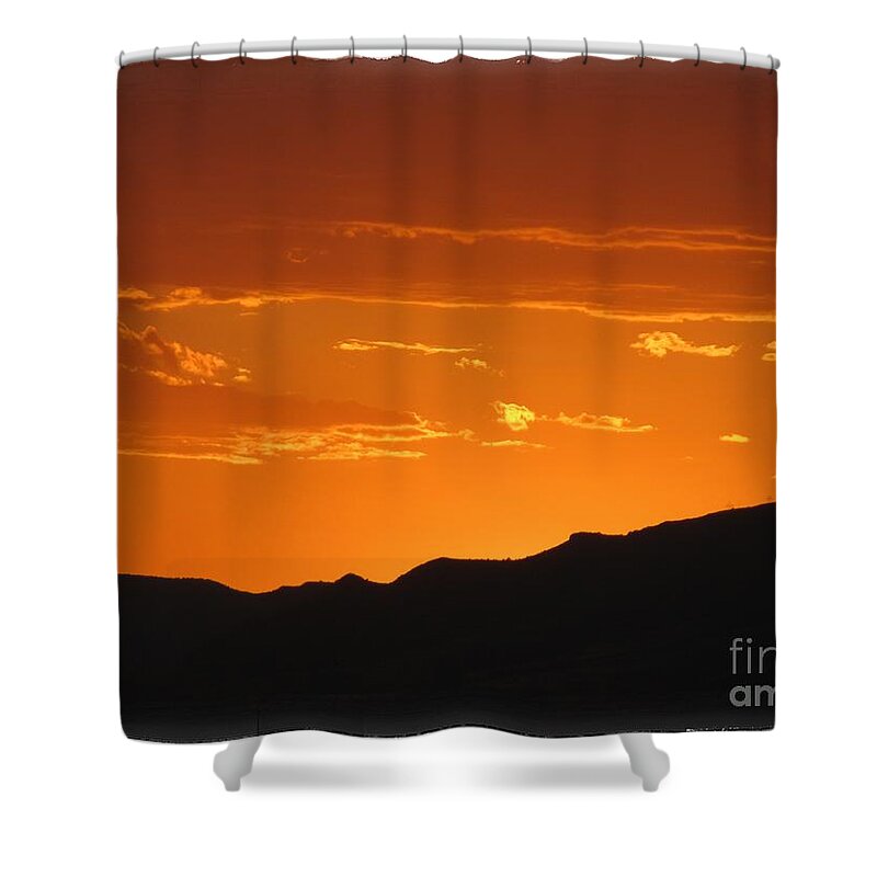 Sedona Shower Curtain featuring the photograph Sedona Sunset by Wendy Golden