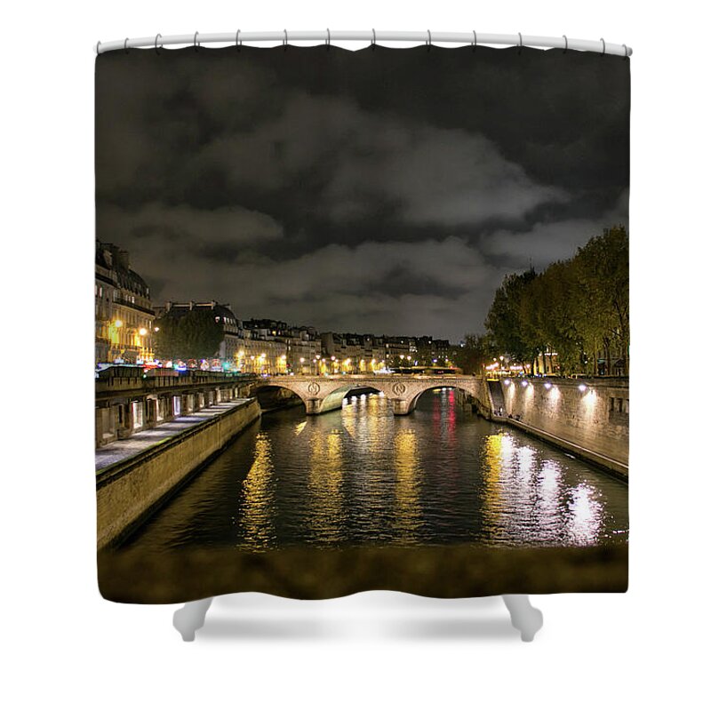 Seine Shower Curtain featuring the photograph Seine River by Lisa Chorny