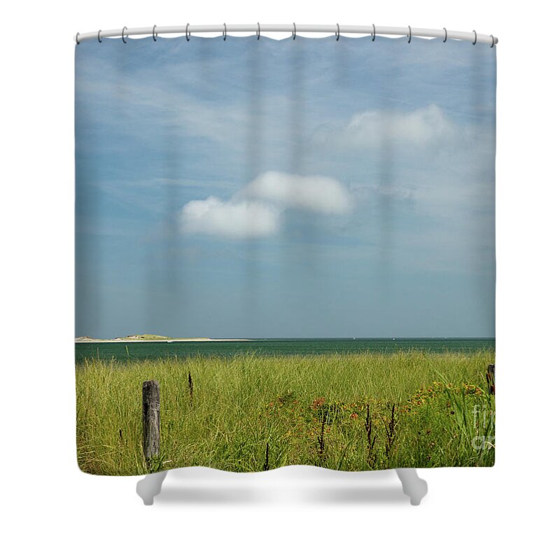 Serene Summer Day Shower Curtain featuring the photograph Serene Summer Day by Michelle Constantine