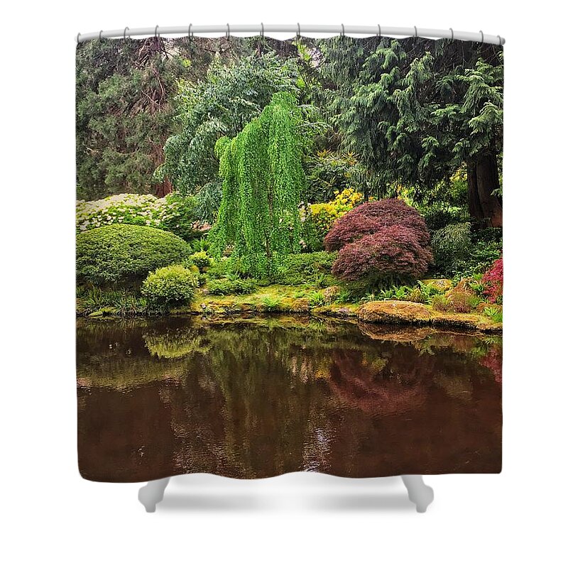Serenity Shower Curtain featuring the photograph Serenity by Jerry Abbott