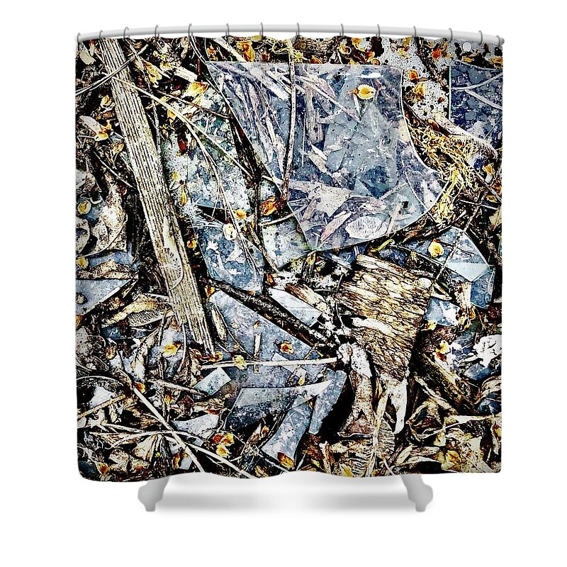 Shards Shower Curtain featuring the photograph Shards by Sarah Lilja