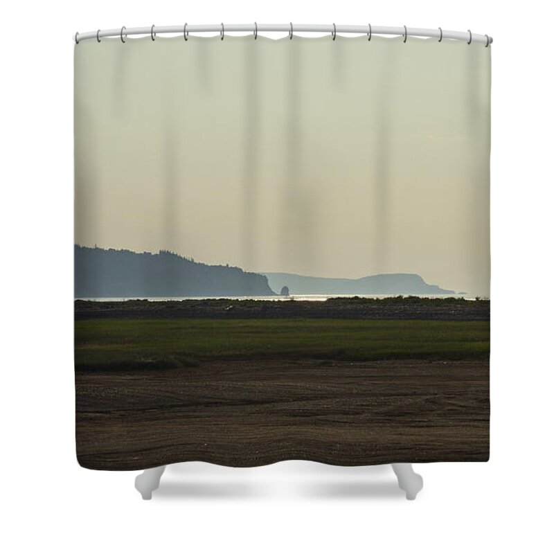 Partridge Island Shower Curtain featuring the photograph Shelter by Alan Norsworthy