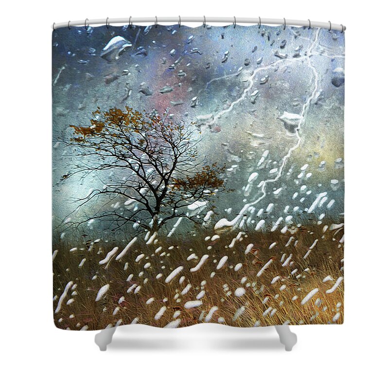 Storm Shower Curtain featuring the photograph Shelter From The Storm by Ed Hall