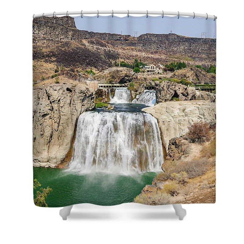  Shower Curtain featuring the photograph Shoshone Falls Twin Falls Idaho by Michael W Rogers