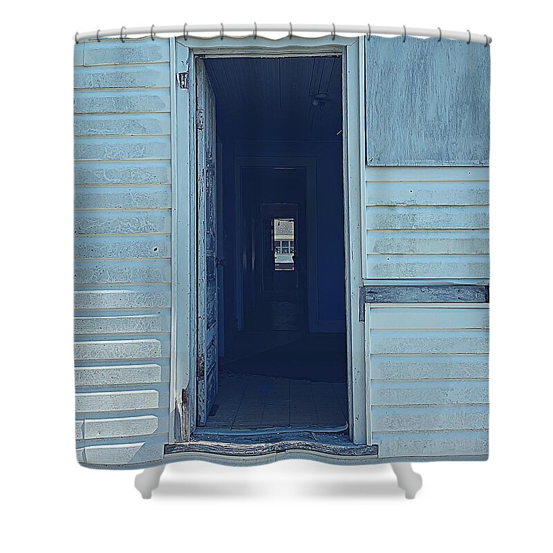 Shot House Shower Curtain featuring the photograph Shot House by Lee Darnell