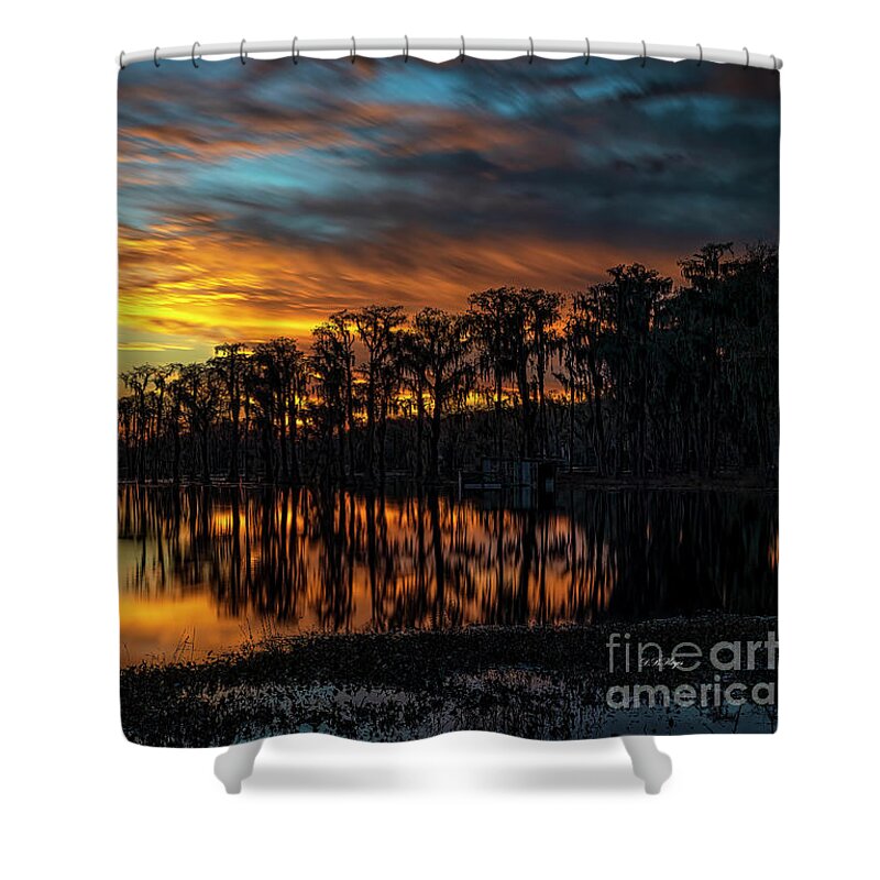 Sunsets Shower Curtain featuring the photograph Showtime by DB Hayes