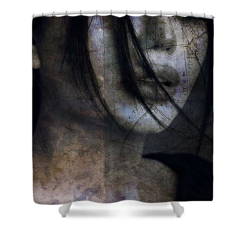 Female Shower Curtain featuring the digital art Since I Don't Have You by Paul Lovering