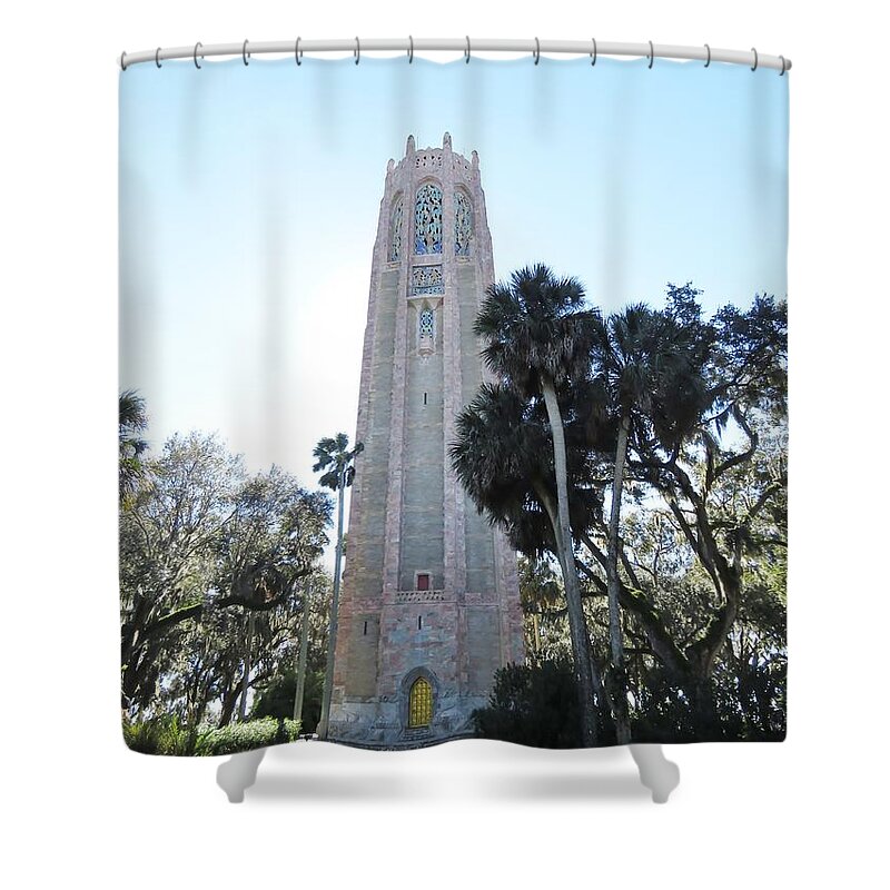  Singing Tower Carrllon Shower Curtain featuring the photograph Singing Tower Carrllon by World Reflections By Sharon