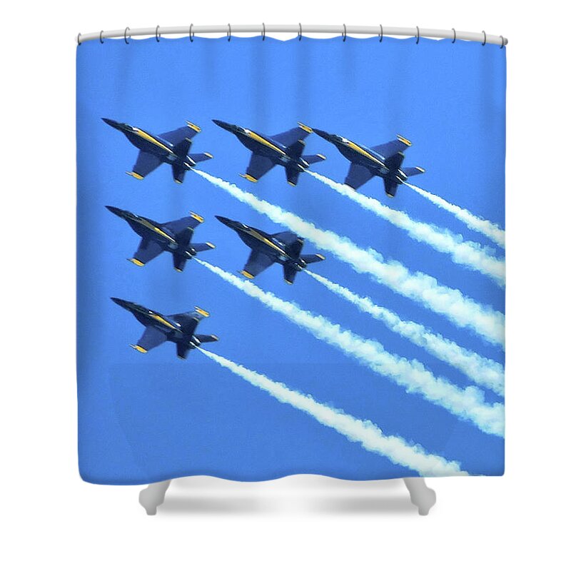Sky Shower Curtain featuring the photograph Sky High by Karen Stansberry