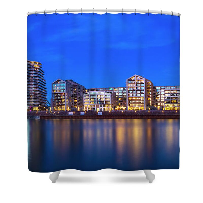 Skyline Shower Curtain featuring the photograph Skyline of Nijmegen by Patrick Van Os