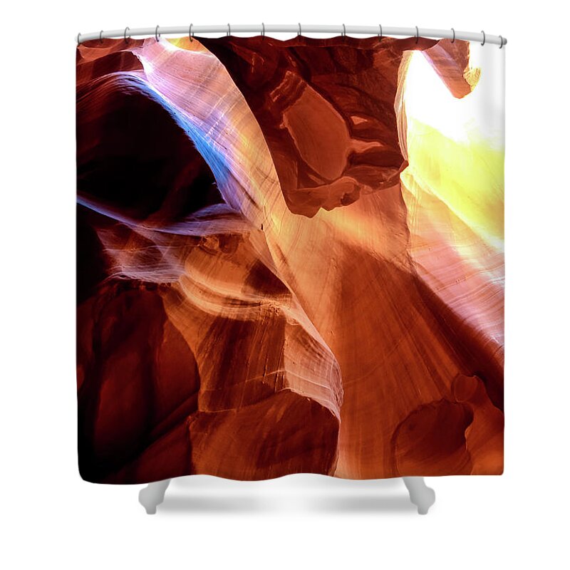 Antelope Canyon Shower Curtain featuring the photograph Slots Antelope Canyon,Arizona by Louis Dallara