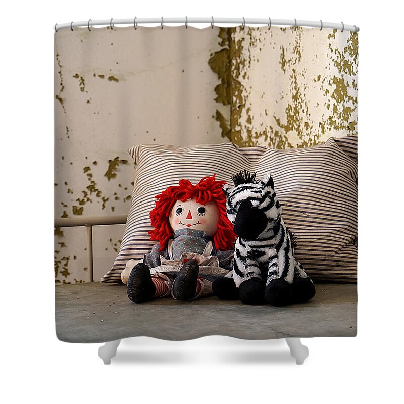 Richard Reeve Shower Curtain featuring the photograph Small Comforts by Richard Reeve