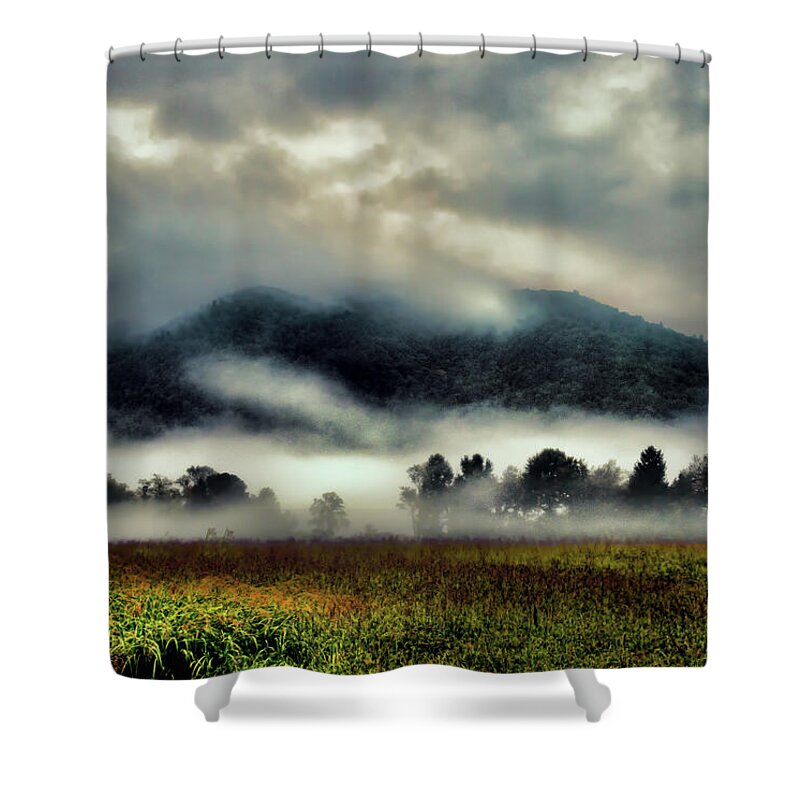 Landscape Shower Curtain featuring the photograph Smoky Mountains by Kevin Duke
