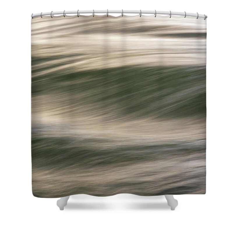 Abstract Shower Curtain featuring the photograph Smooth as Silk by Liz Albro