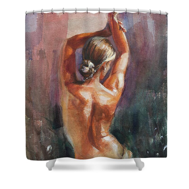 Yoga Moves Shower Curtains