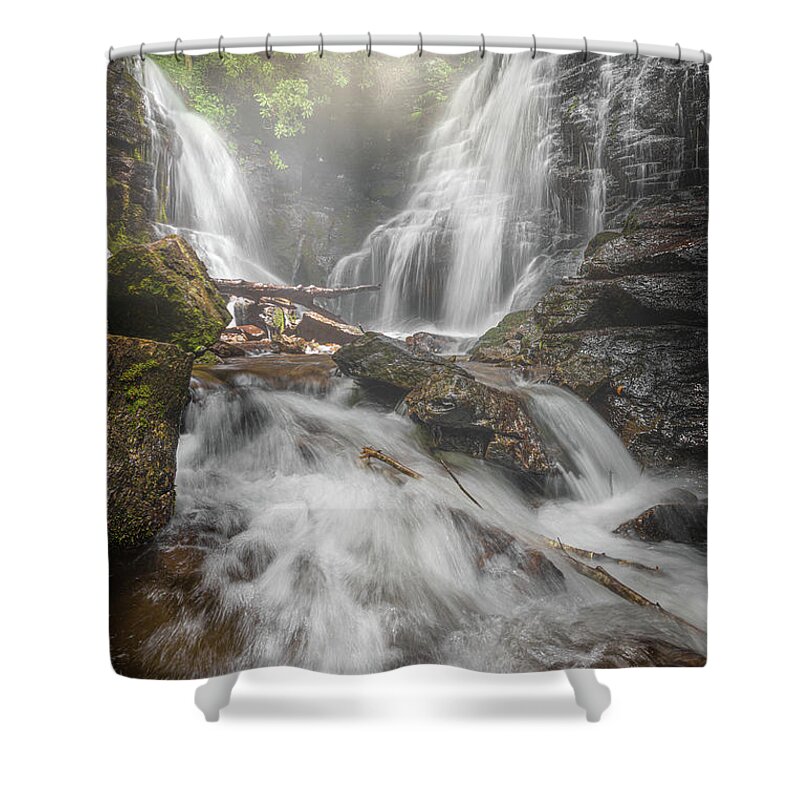 Soco Falls Shower Curtain featuring the photograph Soco Falls Maggie Valley North Carolina by Jordan Hill
