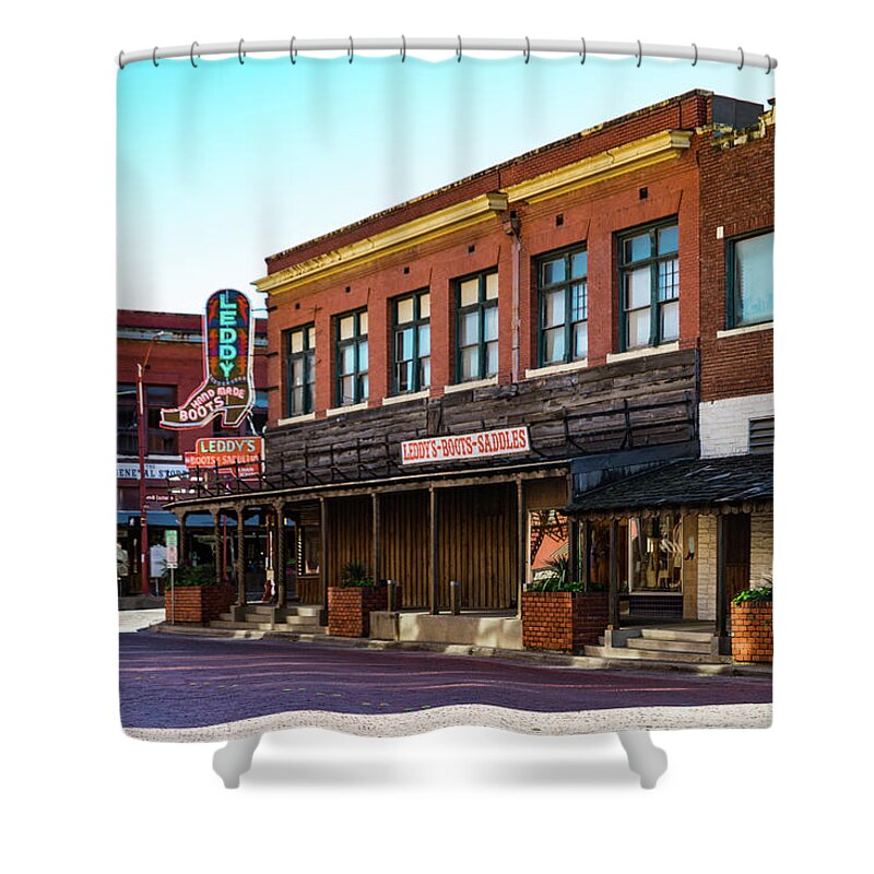 Fort Worth Shower Curtain featuring the photograph Sole of Wit by KC Hulsman