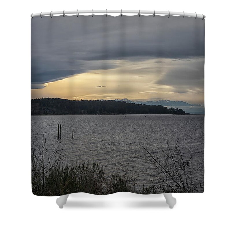 Sooke Harbour Shower Curtain featuring the photograph Sooke Harbour by Randy Hall