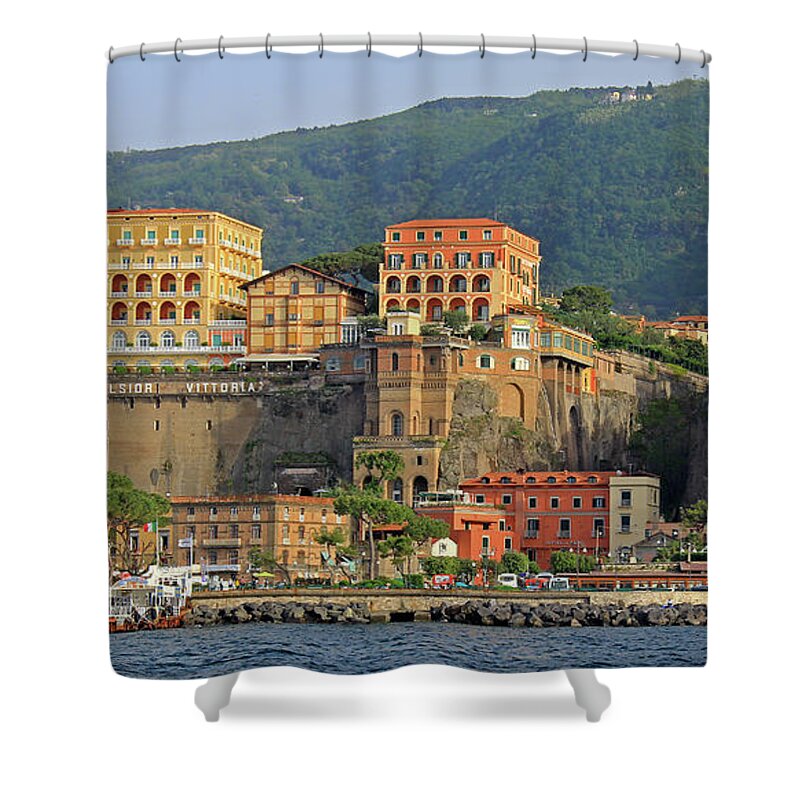 Sorrento Shower Curtain featuring the photograph Sorrento, Italy by Richard Krebs
