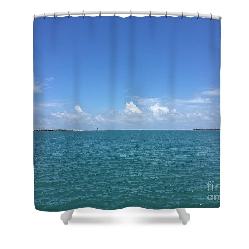  Shower Curtain featuring the photograph South Padre by Kari Myres