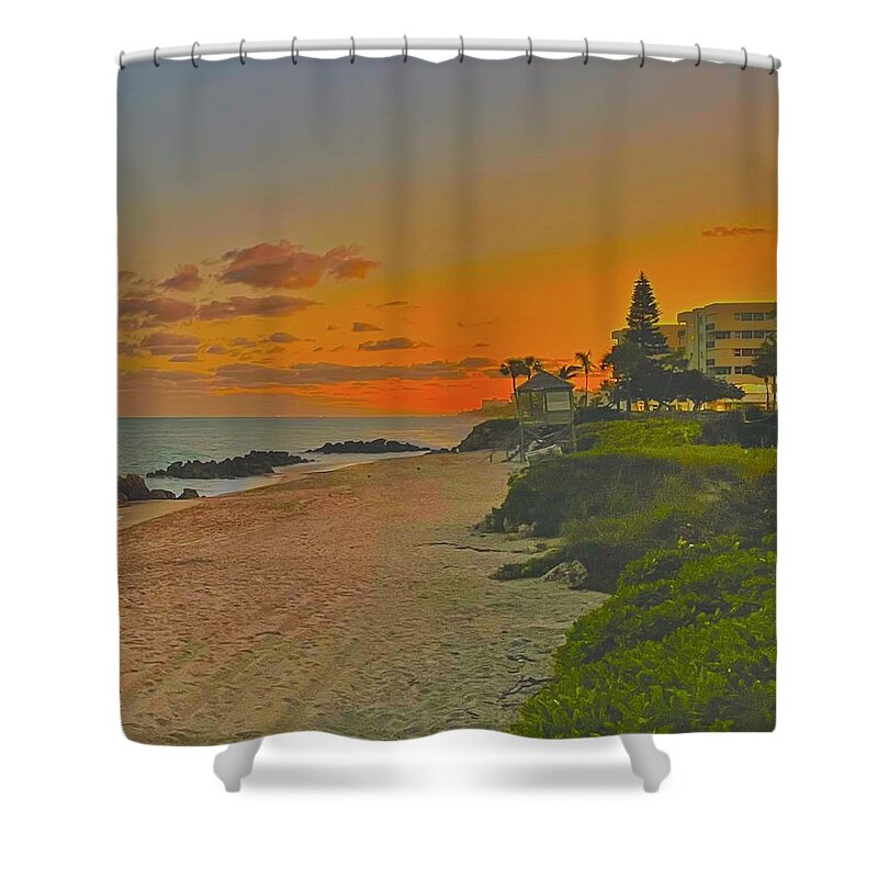 Beaches Shower Curtain featuring the photograph Southern Exposure by John Anderson