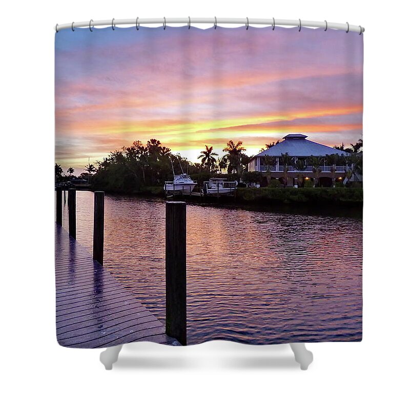 Sunrise Shower Curtain featuring the photograph Southern Sunrise by Lyuba Filatova