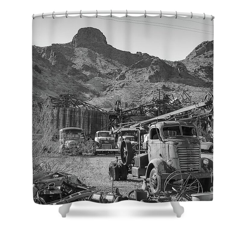 Southwest Shower Curtain featuring the photograph Southwest mining by Darrell Foster