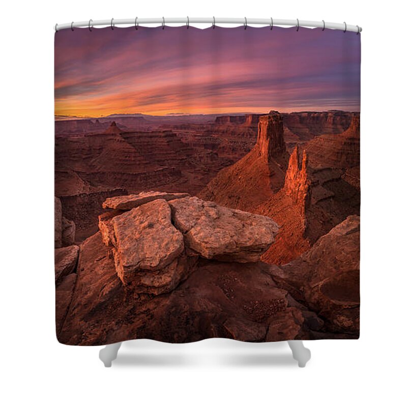Southwest Shower Curtain featuring the photograph Southwest Sun by Ryan Smith