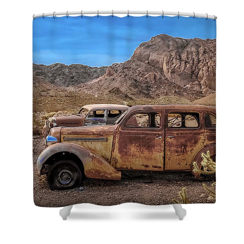 Southwest Shower Curtain featuring the photograph 1935 Southwestern Patina by Darrell Foster