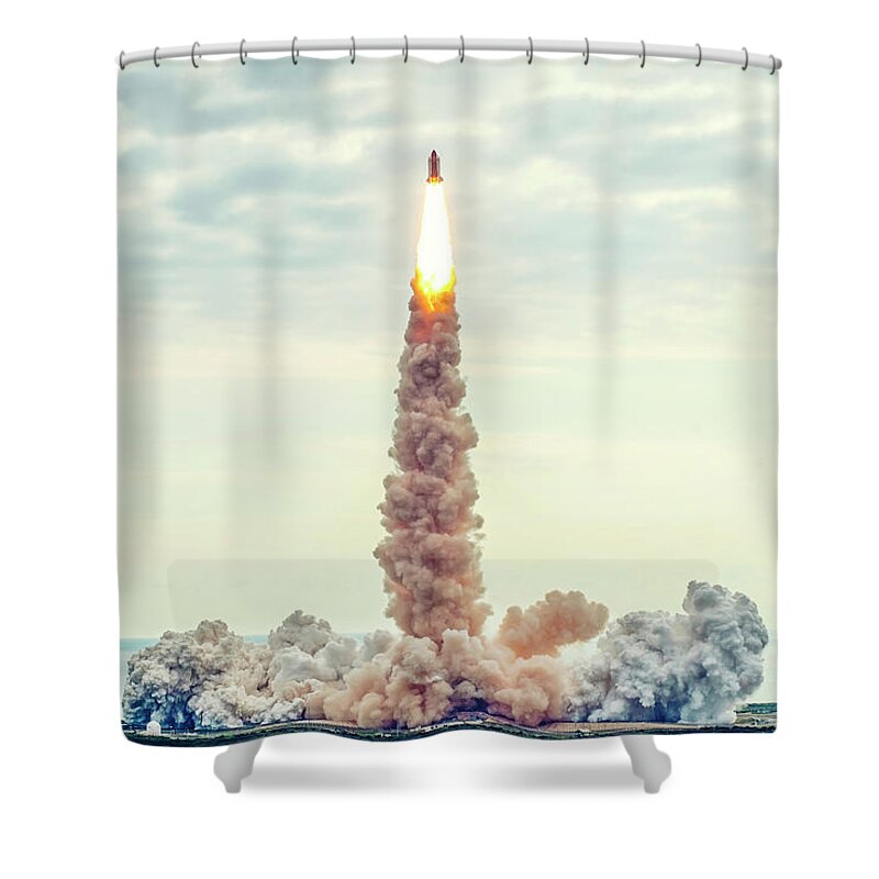 Kennedy Space Center Shower Curtains