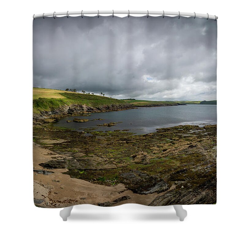 Sandycove Shower Curtain featuring the photograph Sprayfield Vista by Mark Callanan