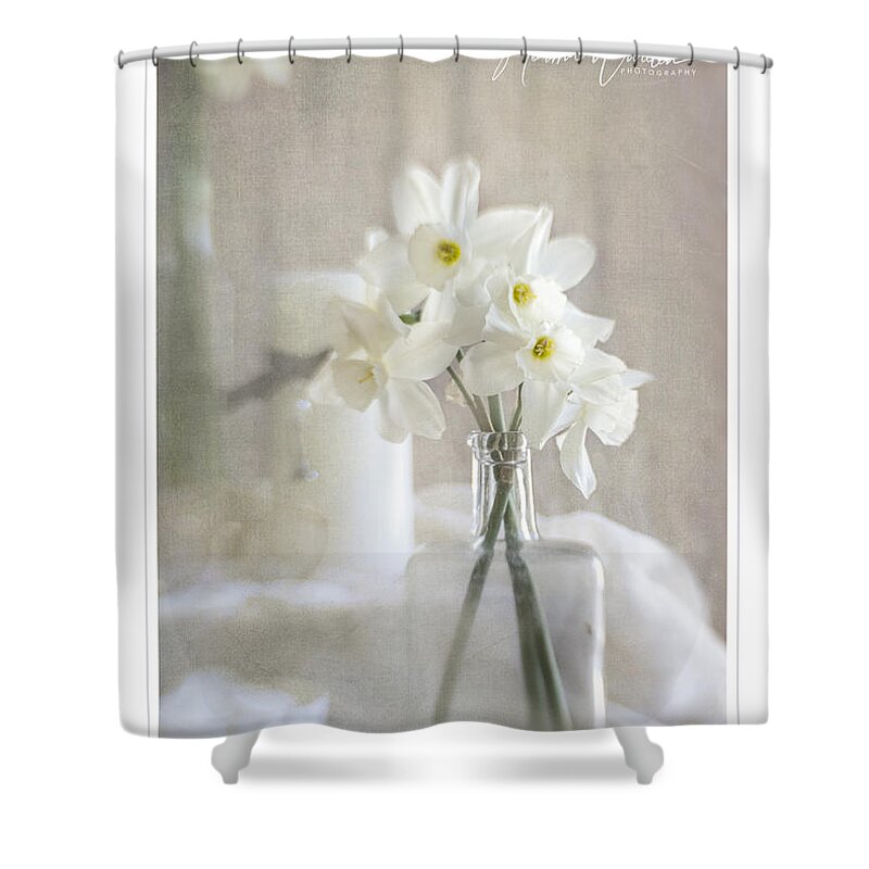 Flowers Shower Curtain featuring the photograph Spring Daffodils by Norma Warden