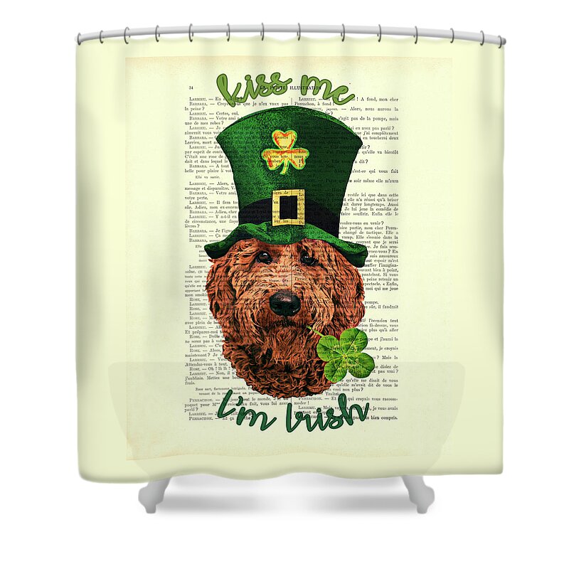 Portrait Irish Ireland Shower Curtains