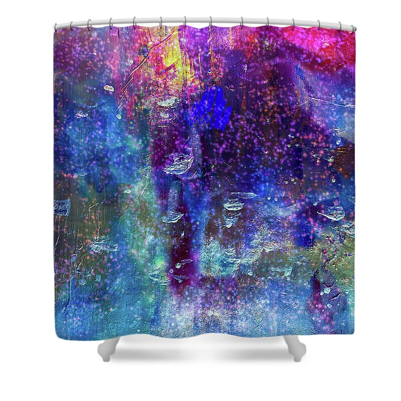 Stained Glass Painting Shower Curtain featuring the painting stained Glass Art by Don Wright