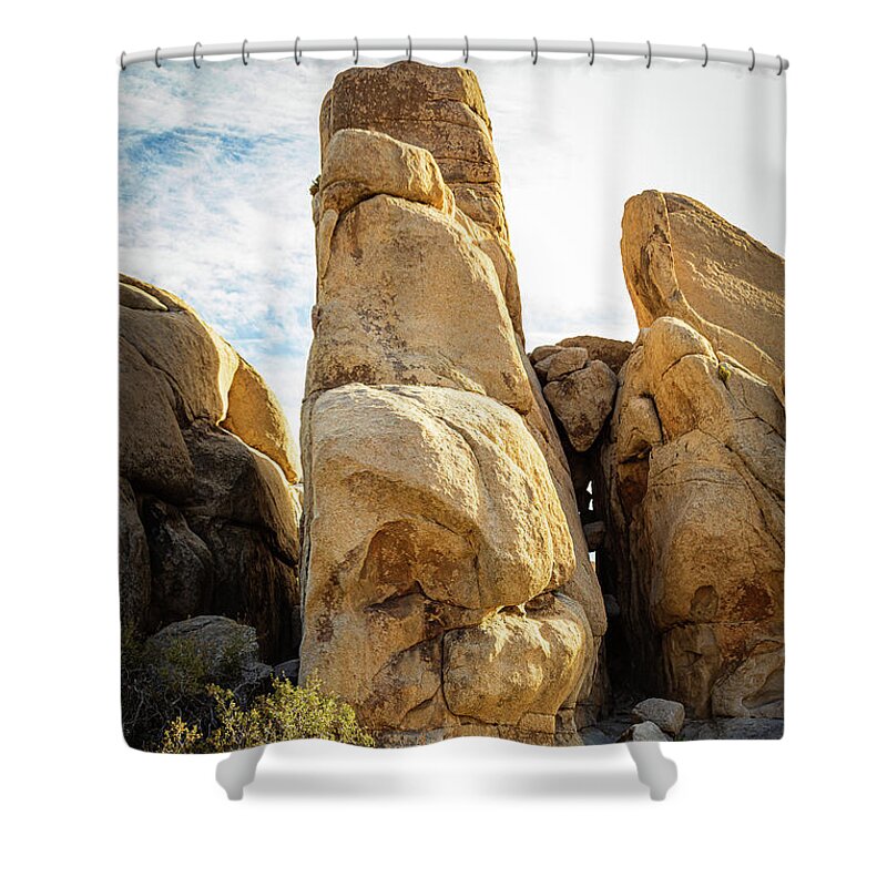 Landscapes Shower Curtain featuring the photograph Standing Tall by Claude Dalley