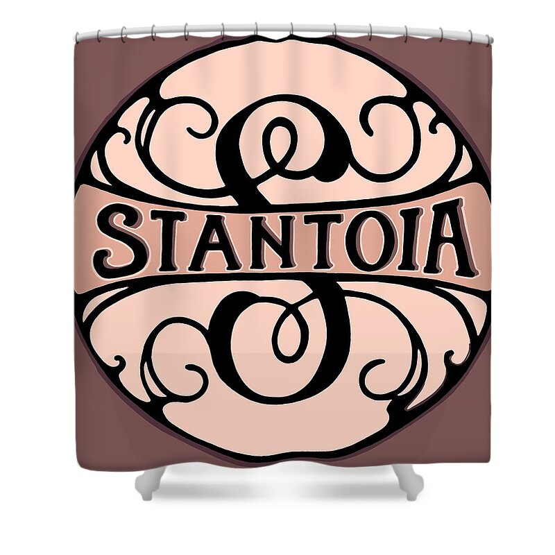  Shower Curtain featuring the digital art Stantoia by Melanie Stanton