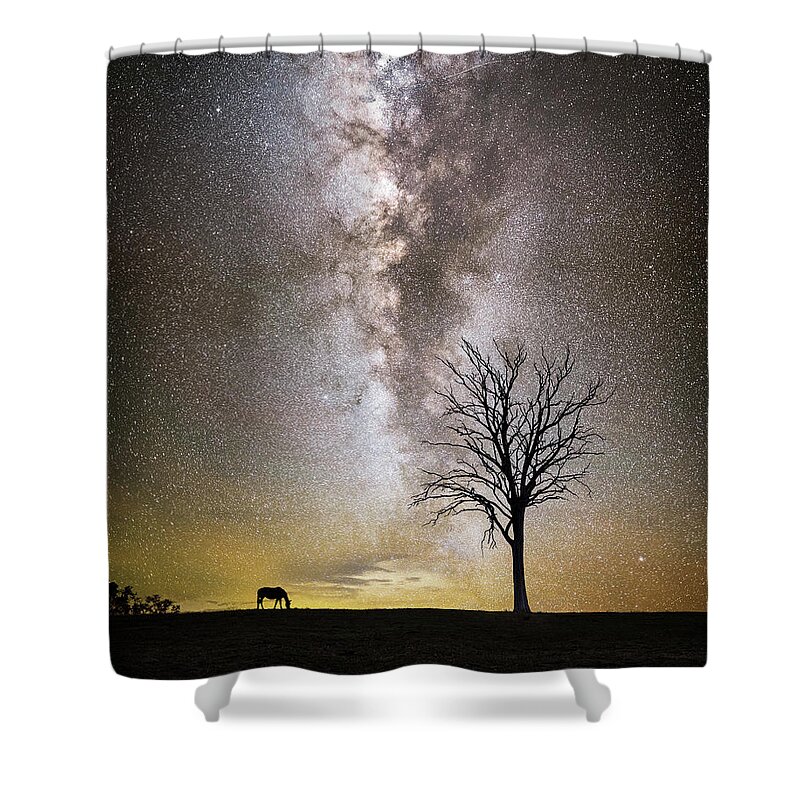 Milky Way Shower Curtain featuring the photograph Stargrazing by Ari Rex