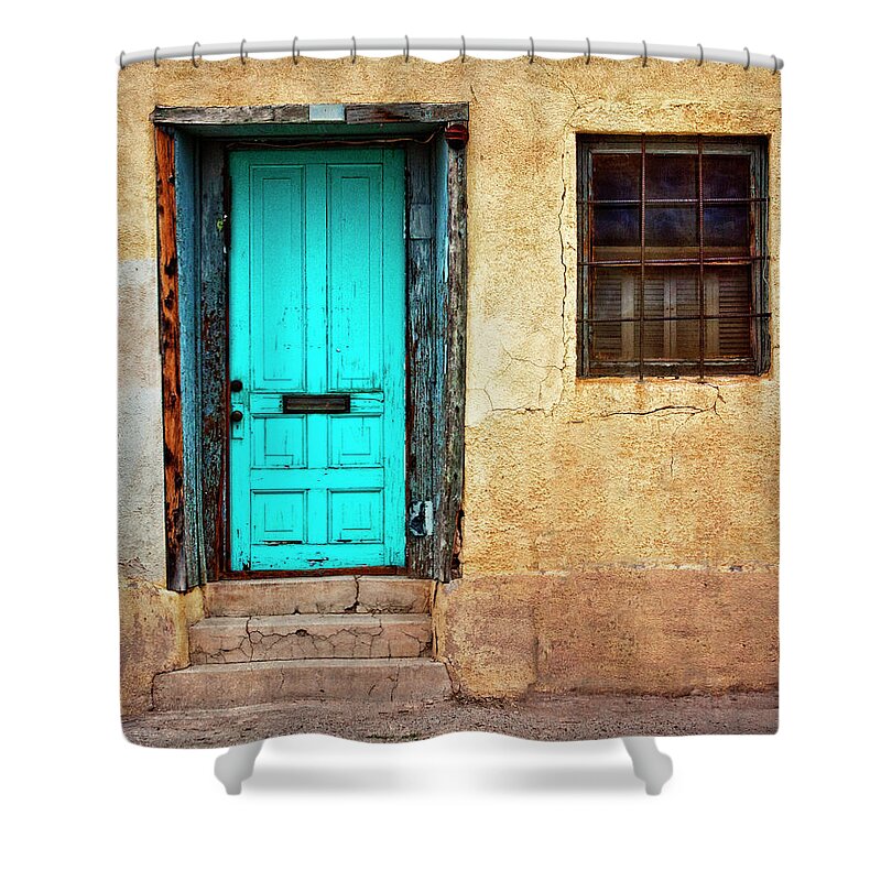 Doors Shower Curtain featuring the photograph Step Up by Carmen Kern