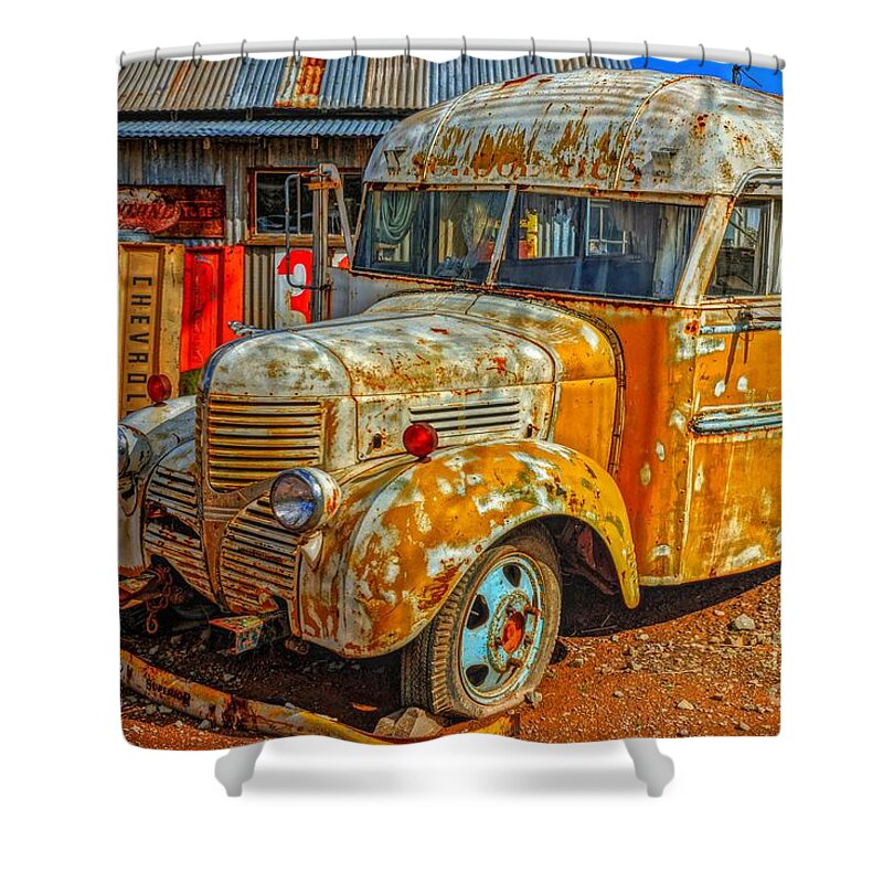  Shower Curtain featuring the photograph Still Wheels by Rodney Lee Williams