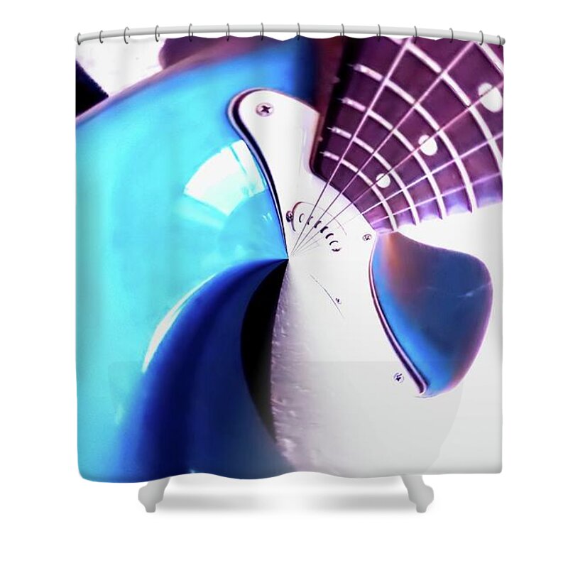 Musician Shower Curtain featuring the photograph Stratospheric Meltdown by Judy Kennedy