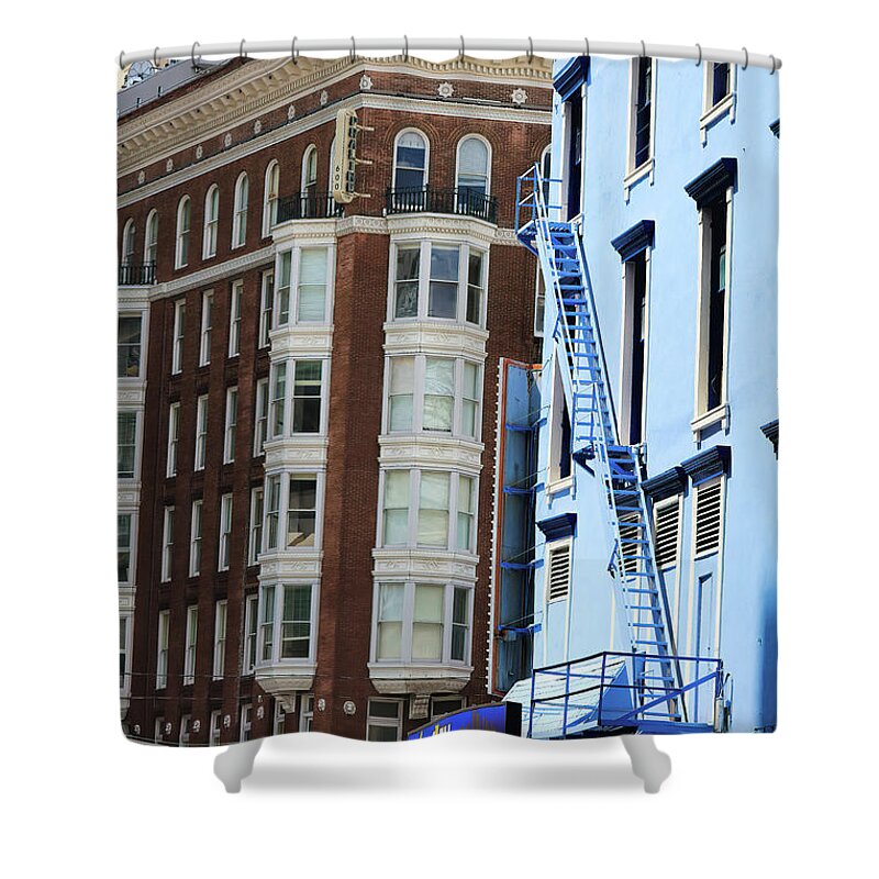 Street Of New Orleans Shower Curtain featuring the photograph Street of New Orleans, Louisiana III by Felix Lai