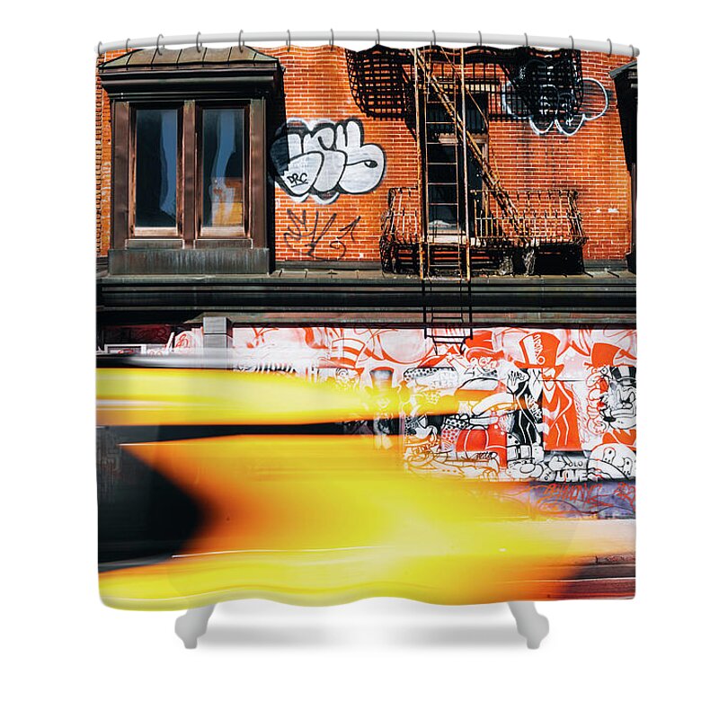 City Shower Curtain featuring the photograph Streets of NYC by Francesco Riccardo Iacomino