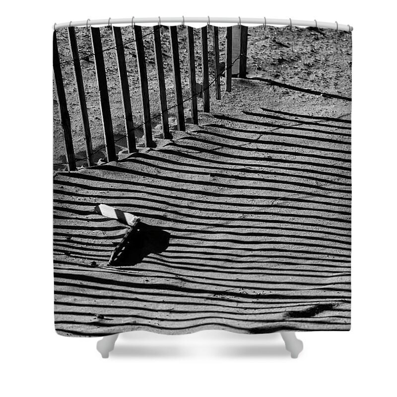 Beach Shower Curtain featuring the photograph Stripes by Cathy Kovarik