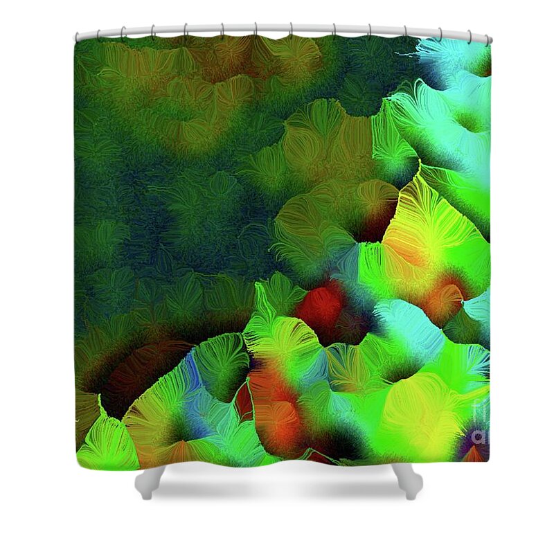 Creativity Shower Curtain featuring the mixed media Sublime Creative Passion of a Purpose-Driven Soul by Aberjhani