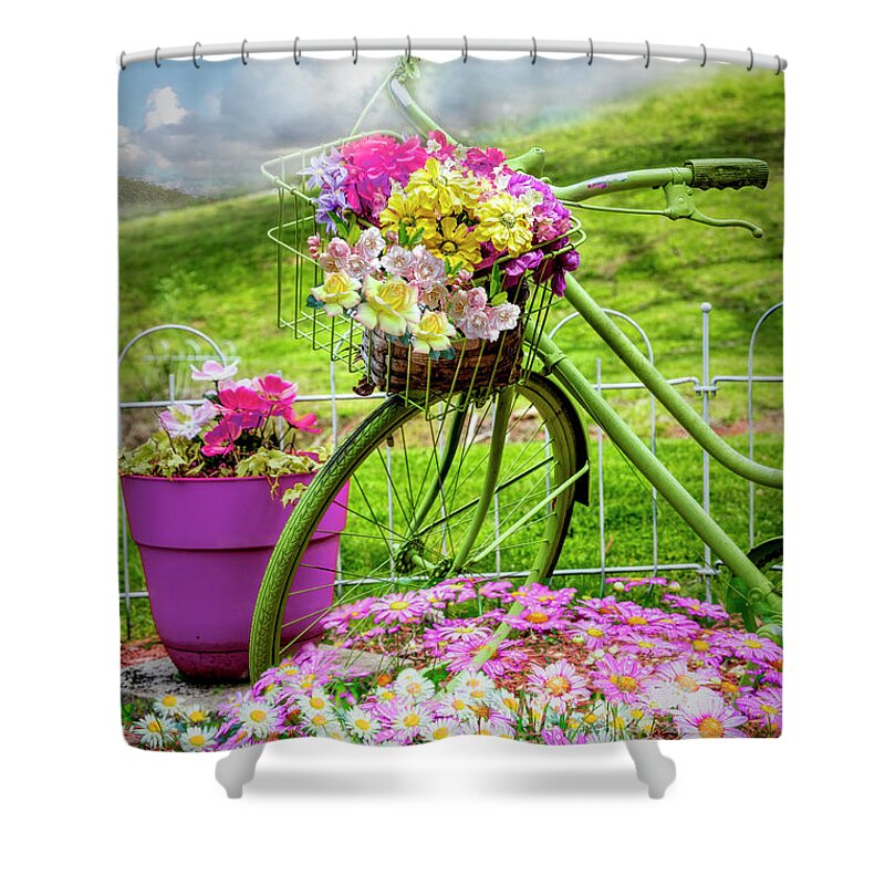 Birds Shower Curtain featuring the photograph Summer Morning by Debra and Dave Vanderlaan