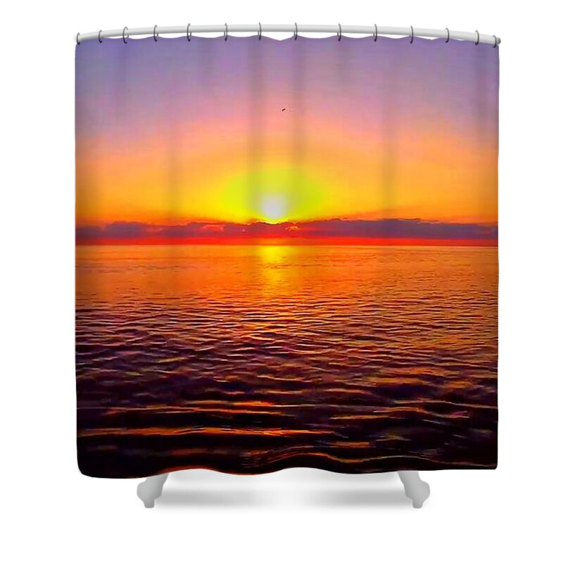 Sunrise Shower Curtain featuring the photograph Sunrise Beach 34 by Rip Read