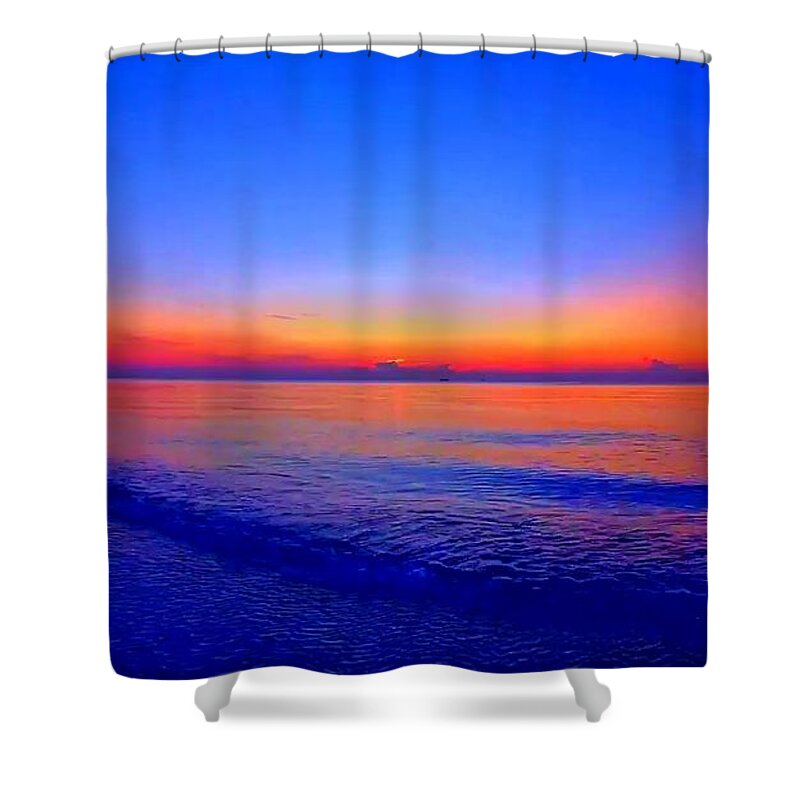 Sunrise Shower Curtain featuring the photograph Sunrise Beach 59 by Rip Read